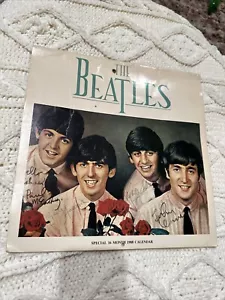 THE BEATLES 1988 SPECIAL 16 MONTH DAY DREAM CALENDAR 1987 APPLE CORPS FAB FOUR - Picture 1 of 19