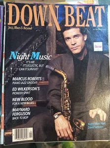 DOWN BEAT MAGAZINE No 4 APR 1990 DAVID SANBORN / MARCUS ROBERTS - Picture 1 of 7