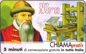 CHIAMAGRATIS - N° 50 - GUTENBERG - 1400-1468 - NUOVA - IN TIRATURA - Foto 1 di 1
