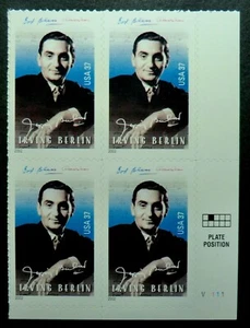 3669 MNH 2002 37c Irving Berlin PB Composer White Christmas God Bless America - Picture 1 of 1