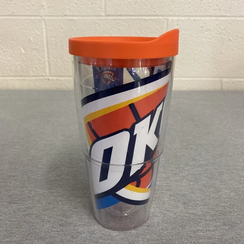 Tervis Tumbler 24 oz. With Lid Oklahoma City Thunder OKC Pre-owned Cover