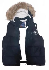 Soulcal & Co California 2 Zip High Quality Small Black Gilet Jacket - Picture 1 of 7