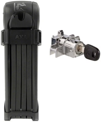 Cerradura plegable AXA 85 con bloqueo de batería Bosch - estilo tubo Foto 1 de 4