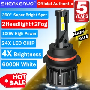 For Ford Mustang 1994-2004 6000K LED Headlight High Low Fog Light Bulb Combo F15 - Imagen 1 de 16