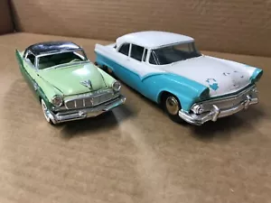 1955 Ford Fairlane Victoria AND 1956 Chrysler New Yorker PROMO car model coupe - Picture 1 of 16