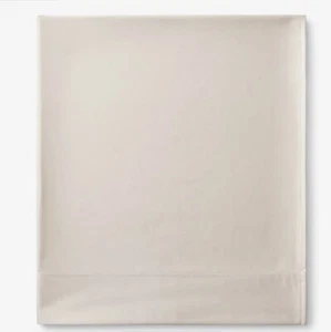 Legends Hotel Alabaster Supima Cotton WF Sateen King Flat Sheet New - Picture 1 of 3