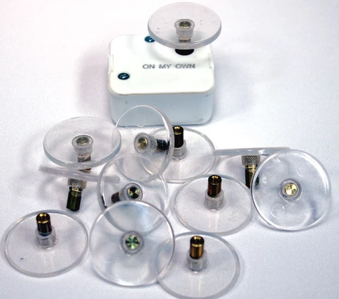 1.5 Inch Round Clear Plastic Turntable for Wind Up Music Boxes, Pack of 12 Cover