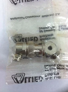 AMPHENOL 69475 RF/COAXIAL ENCHUFE BNC STR 50 OHM ABRAZADERA/SLDR - Imagen 1 de 3
