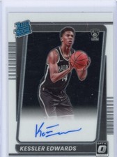2021-22 Donruss Optic Rated Rookie AUTO #154 KESSLER EDWARDS RC NETS