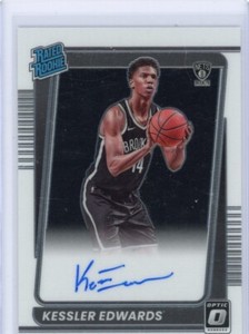 2021-22 Donruss Optic Rated Rookie AUTO #154 KESSLER EDWARDS RC NETS
