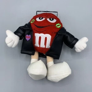 M&M 2003 Galerie Plush Red Leather Jacket Sunglasses Valentines Day “Hottie” 8” - Picture 1 of 7