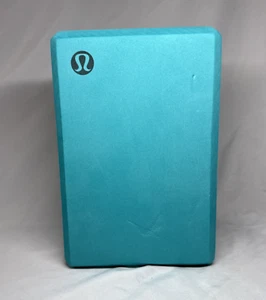 Lululemon Uplifting Yoga Block blau pink grün dichter Schaum echte gebrauchte Schrammen - Bild 1 von 8