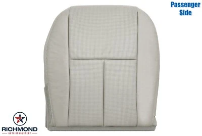 Lincoln Zephyr 2006 - Cubierta de asiento de cuero de repuesto inferior del lado del pasajero gris Foto 1 de 4