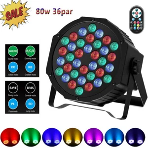 36LEDs Par Light RGB Uplights DMX Stage Lights Control DJ Party Effect Lighting - Bild 1 von 15