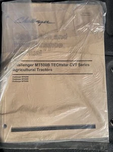 CHALLENGER MT500B TECHSTAR AGRICULTURAL TRACTORS OPERATION MAINTENANCE Book Shop - Picture 1 of 2