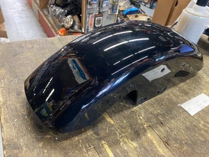 Vivid Black Front Fender Harley Heritage Softail Fatboy Slim OEM 16" Factory Sho - Picture 1 of 7