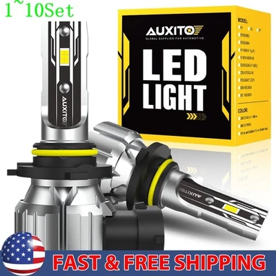9006 HB4 6000K White High 100W Power CSP LED Fog Lights Driving Bulb New 1-10Set - Изображение 1 из 4