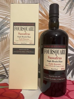 FOURSQUARE SASSAFRAS RUM 70cl 61% VELIER - Immagine 1 di 2