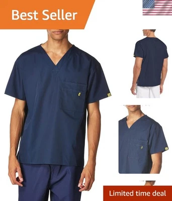 Blusa Médica Unisex Origins Alpha Azul Marino Para Hombre - Cómoda con Triple Bolsillo Foto 1 de 4