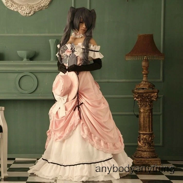 Women Lolita Victorian Gothic Dress Ruffle Steampunk Evening Vintage Cosplay New - Image 1 of 4