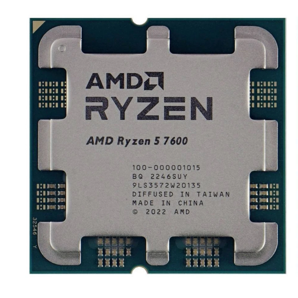 AMD Ryzen 5 7600 CPU 3.8GHz Socket AM5 65W Processor - Image 1 of 1