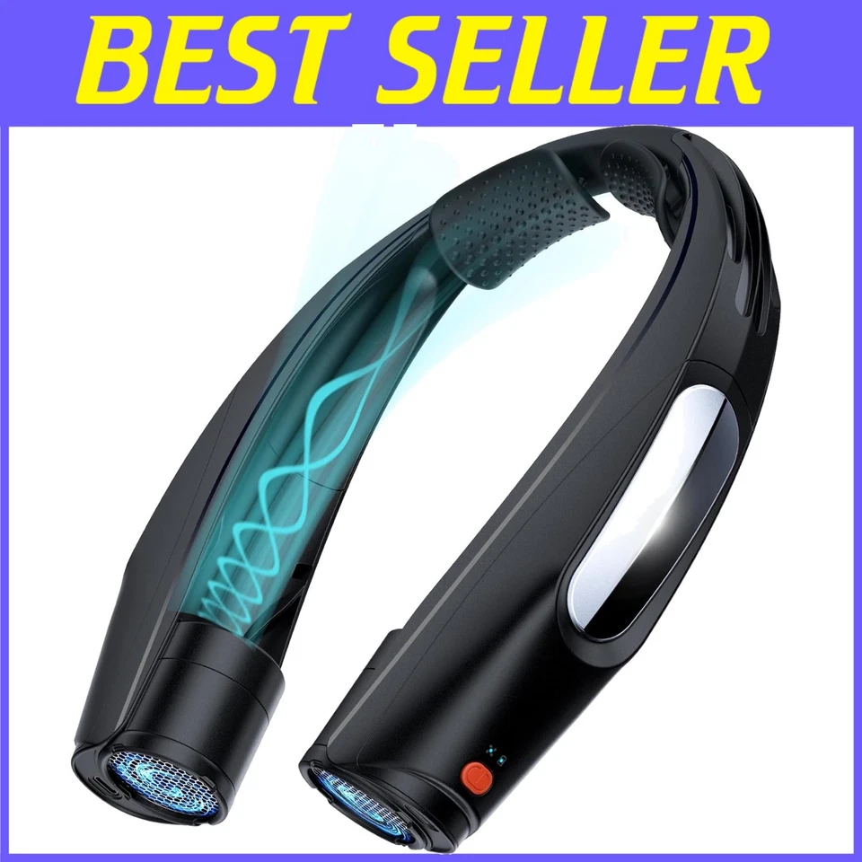 ZEEFO Portable Neck Fan Hands Personal Fan- 6000mAh Battery Operated U...