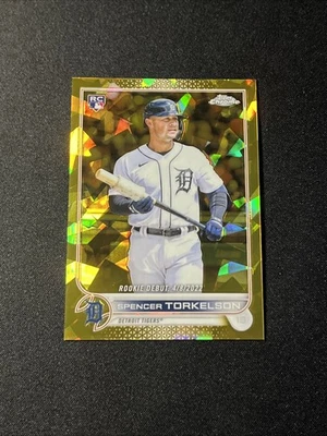2022 Chrome Update Sapphire Edition Debut Gold /50 Spencer Torkelson Rookie RC - Image 1 of 4