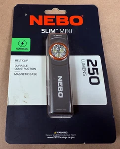 New NEBO Slim Mini Rechargeable 250 Lumens Magnetic Flashlight - FREE SHIPPING - Picture 1 of 12