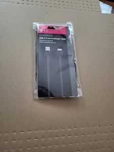 T-Mobile Universal 4 Ft Micro USB To USB Cable + another cable Brand New - Picture 1 of 7