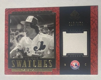 Muestras históricas Upper Deck SP 2003 Legendary Cuts #J-GC1 Gary Carter/350 Foto 1 de 2