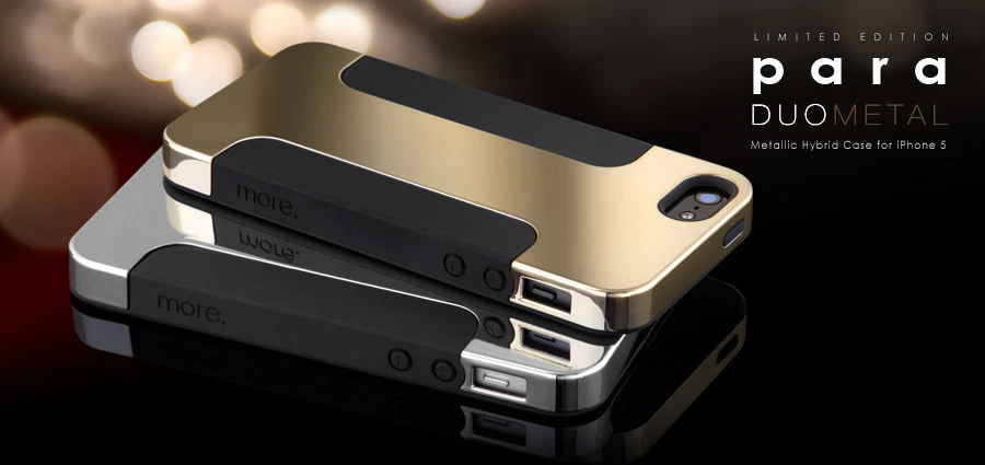 More Thing Para Duo Metal iPhone SE 5S 5 Case Cover Apple - Various Colours - Image 1 of 1