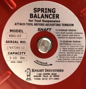 Knight Industries KBG-07 Balancer Rolle 5-10lb - Bild 1 von 3
