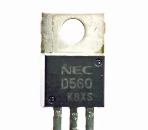 5pc Silicon NPN Darlington Power Transistor 2SD560 TO-220 * 100V 5A 30W NEC - Picture 1 of 2