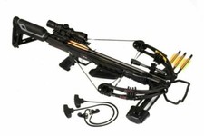 Bruin Ambush 345 Crossbow with Scope Bolts Quiver and Cocking Rope
