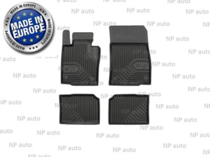 NEW LHD BLACK RUBBER FLOOR MATS LINERS FOR MINI COOPER COUNTRYMAN R60 2010-2016 - Picture 1 of 4