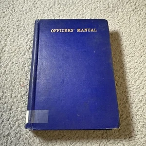 Officer's Manual James A. Moss 1911 Fifth Edition Revised and Enlarged Hardcover - Picture 1 of 14