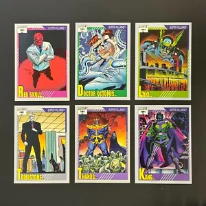 Universo Marvel 1991 ~ Supper Villains | Lote de 6 | Kang + Thanos + Loki + más | Casi nuevo - Imagen 1 de 2