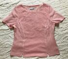 Fab Ladies Jacques Vert Pink Top With Sparkle - Sz 12
