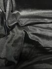 3,6 Meter schwarzer Velours Stretch Jersey Stoffrest. 56"" breit