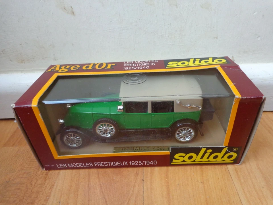 1/43 Solido Età D' - 1926 Renault 40CV Decouvrable Verde Diecast Auto Rif. 1159 - Immagine 1 di 1
