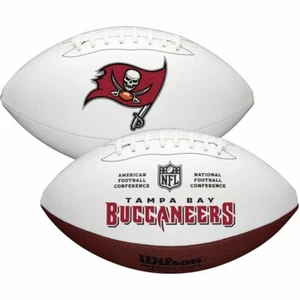 Autógrafo de fútbol americano americano blanco en blanco de los Tampa Bay Buccaneers de la NFL: nuevo con envío rápido - Imagen 1 de 4