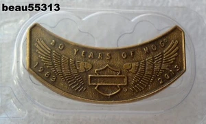 ⭐HARLEY DAVIDSON OWNERS GROUP HOG ROCKER 1983-2013 30th VEST JACKET ROCKER PIN - Picture 1 of 1