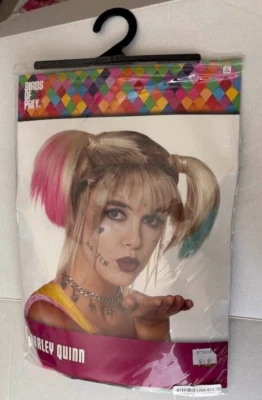 PELUCA HARLEY QUINN AVES RAPACES ADULTO DISFRAZ HALLOWEEN Foto 1 de 4