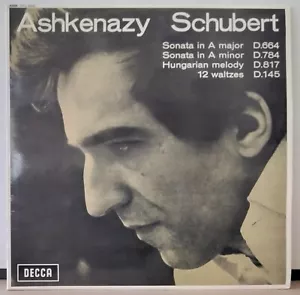 DECCA SXL 6260 SCHUBERT ASHKENAZY SONATAS UK REISSUE LP - Picture 1 of 3