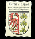 56399 Vignette Local Emblem Picture 69 Werder D. Havel Prussia Kaffee HAG 1925