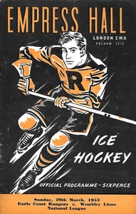 1953 Earls Court Rangers v Wembley Lions Hockey Programme (29/3/53) - Picture 1 of 1