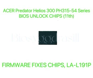 ACER Predator Helios 300 PH315-54 Series, ADMIN NO PASSWORD BIOS CHIP LA-L191P - Afbeelding 1 van 1