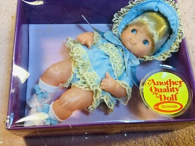 Muñeca bebé Uneeda Pretty Pants vintage 6 pulgadas #70610 Foto 1 de 4