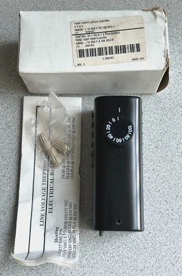 NEW DAYTON 2E816C TEMPERATURE VENTILATION CONTROL , -10F TO 100F, SPDT - Image 1 of 2