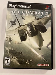 Ace Combat 5 Unsung War Playstation 2 (Cib) with Manual Tested Video Game - Picture 1 of 24